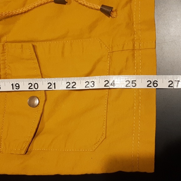 Mustard lightweight coat with hood - Picture 9 of 13